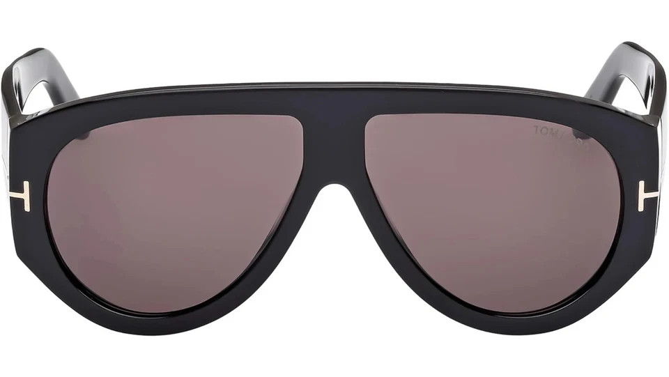 TOM FORD TF 1044 Bronson Sunglasses 01A Black Frame/Grey Lenses Size 60
