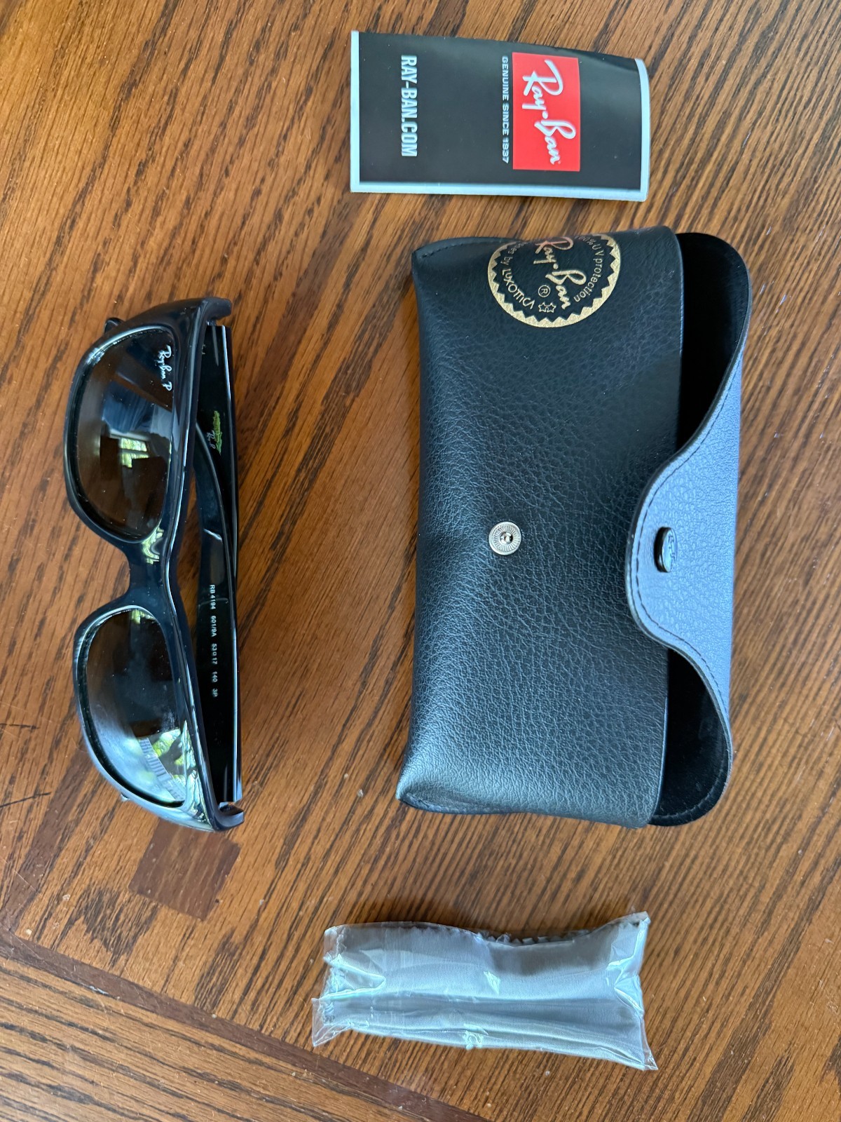 Ray-Ban RB4165 601-8G Grey Gradient Lens Matte Black Frame Unisex Sunglasses