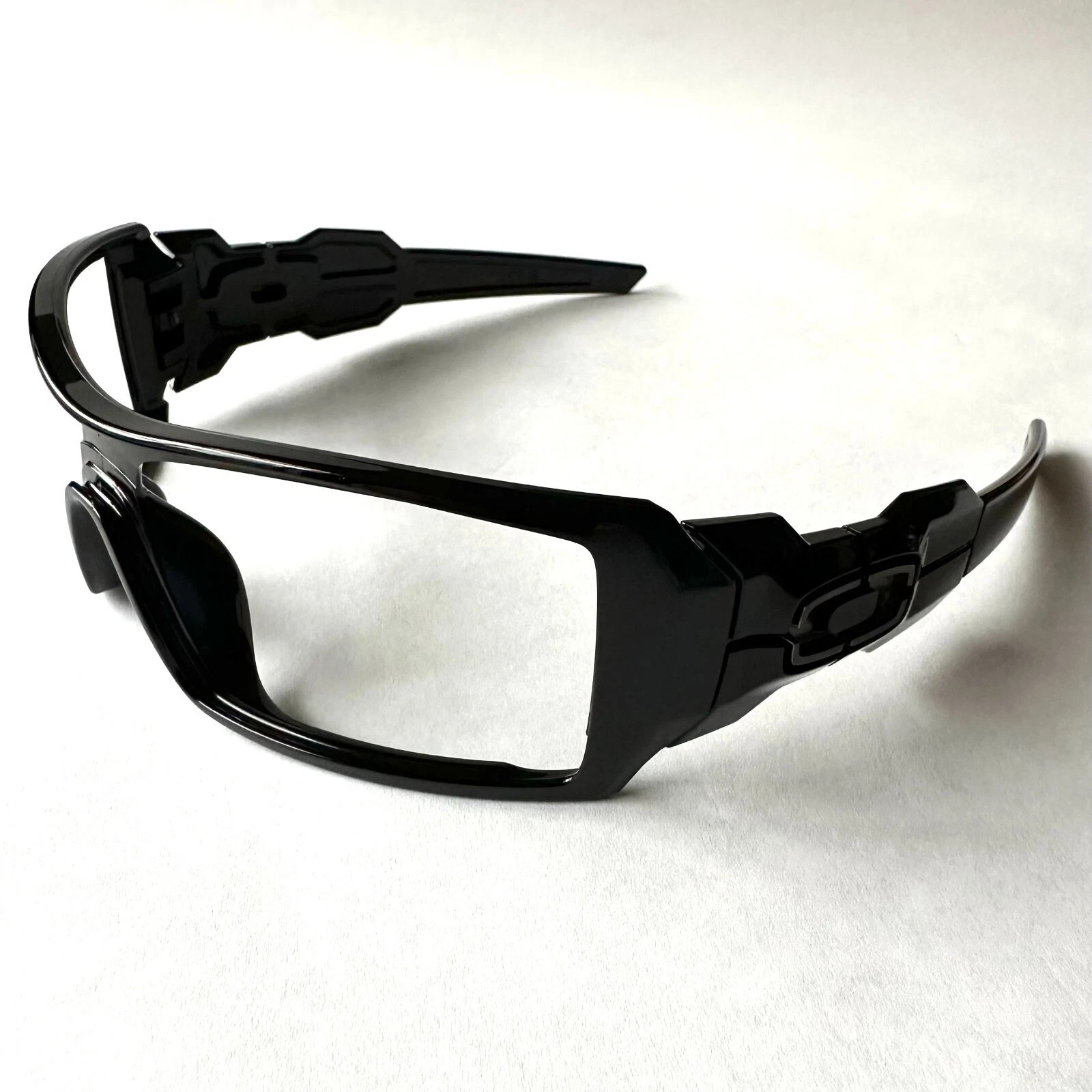 OAKLEY OIL RIG POLISHED BLACK SUNGLASSES, FRAME ONLY, NO LENSES – POLISHED BLACK