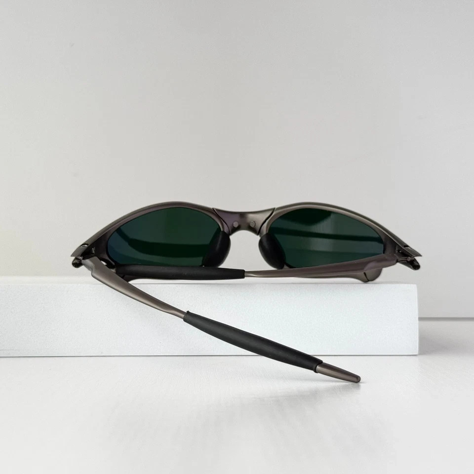 Oakley Penny X-Metal Sunglasses Cement Gray Purple Gradient Lens