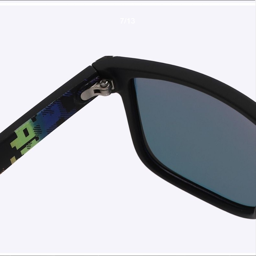 Men Women Tinted Myopia Nearsighted Glasses Square Frame Sunglasses -0.5 to -6.0