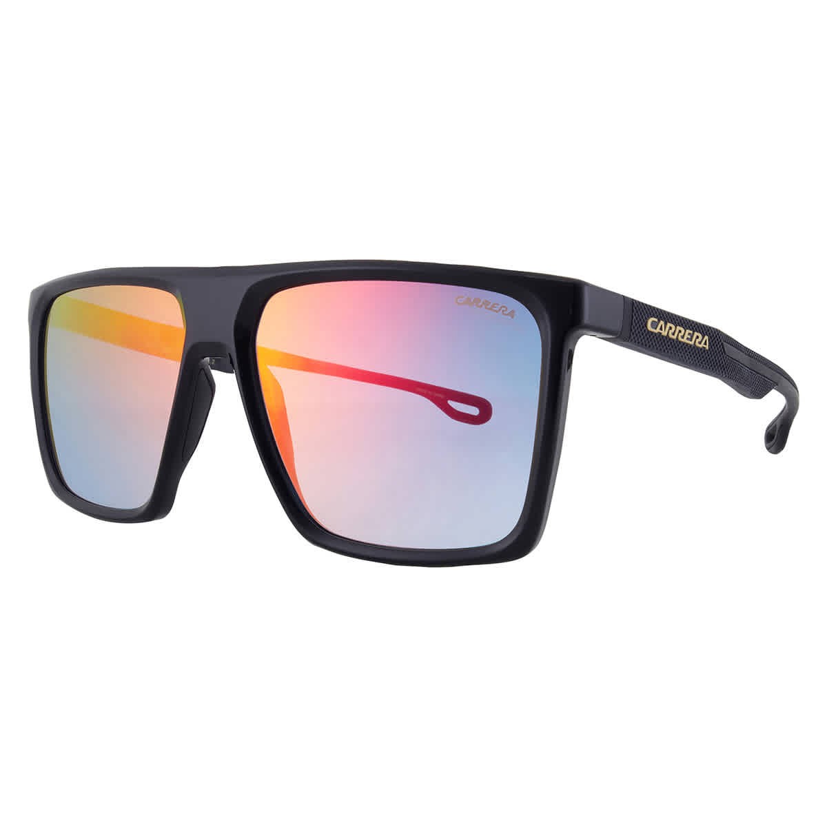 Carrera Blue Shaded Red Square Men’s Sunglasses CARRERA 4019/S 0807/YB 58