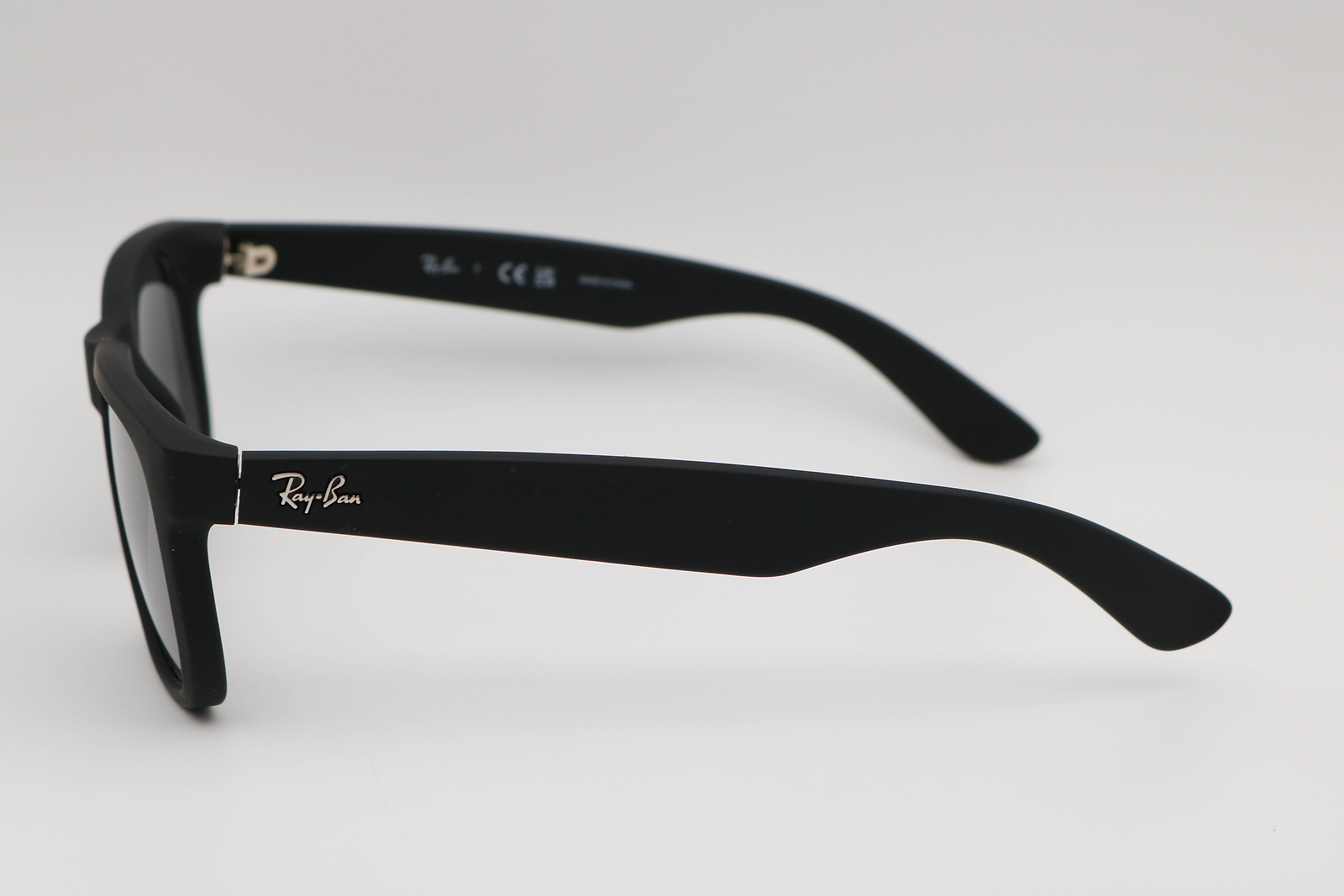 Ray-Ban Justin Black Square Needs Lens Rb4165 601/8G Sunglasses 50-16-145