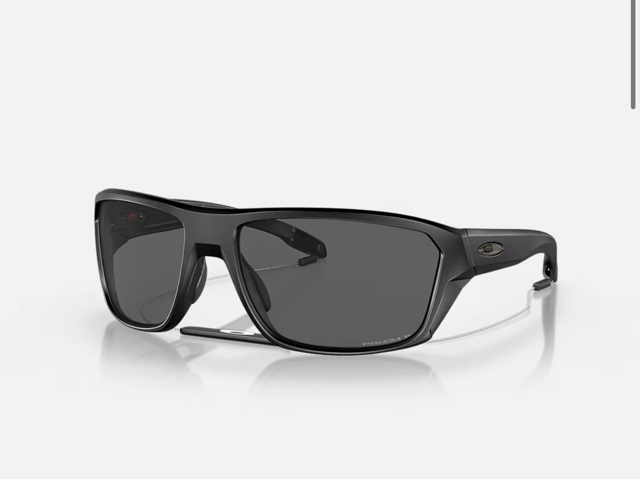 Oakley Split Shot Classic Matte Black Prizm Black Polarized Sunglasses 64mm