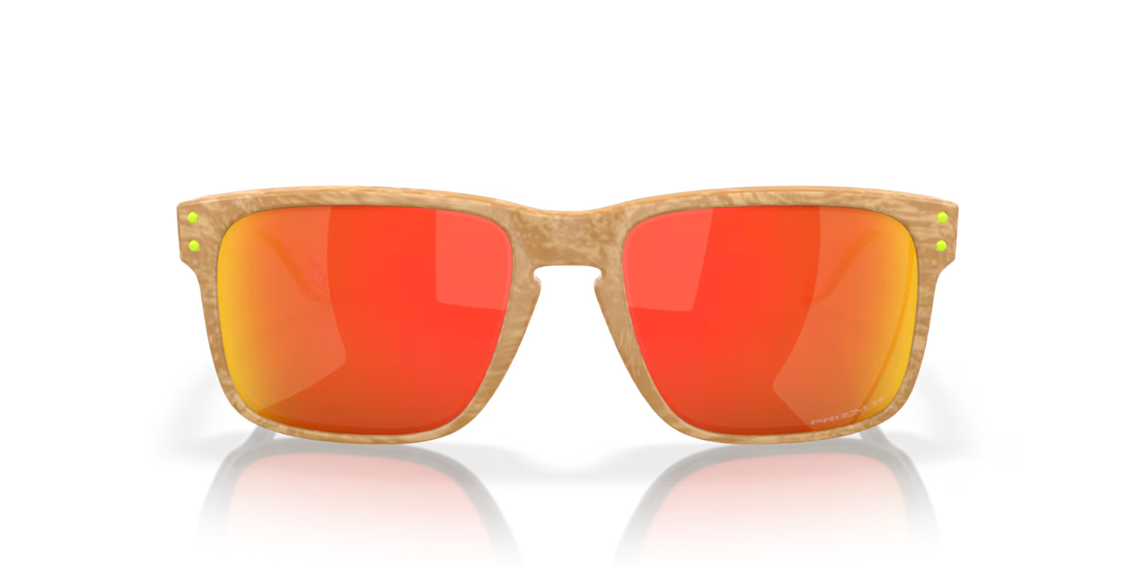 Oakley Holbrook POLARIZED Sunglasses OO9102-Y855 Stone Desert Tan W/ PRIZM Ruby