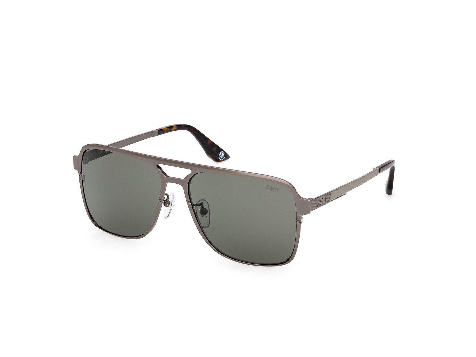 BMW BW0069-H 09N Matte Gunmetal Green 59 mm Pilot Men’s Sunglasses