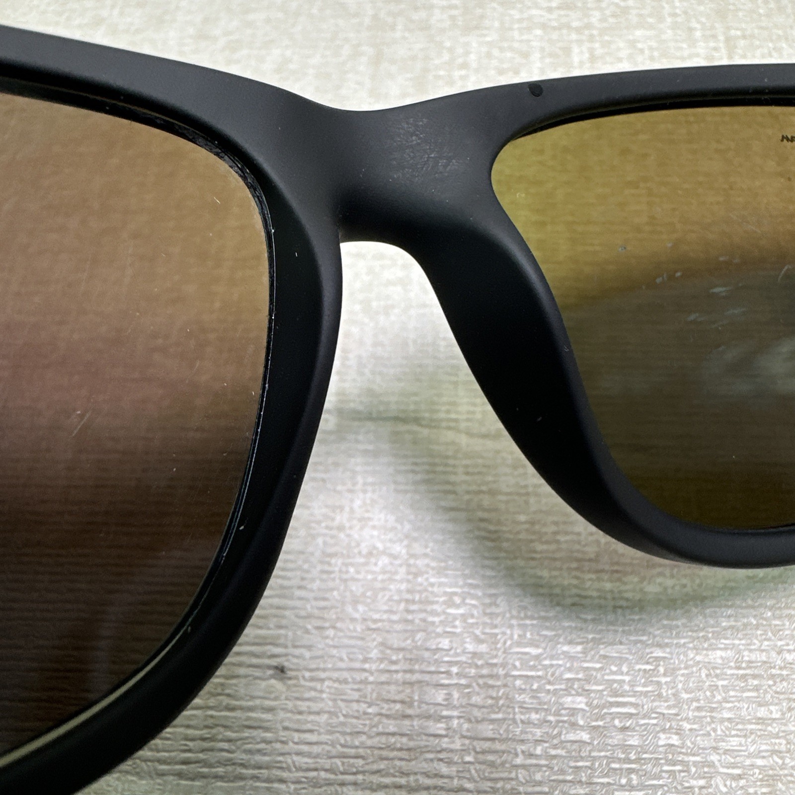 Ray Ban RB4165 Justin 622/55 Black Sunglasses 54-16-145 Dark Blue Lens / READ