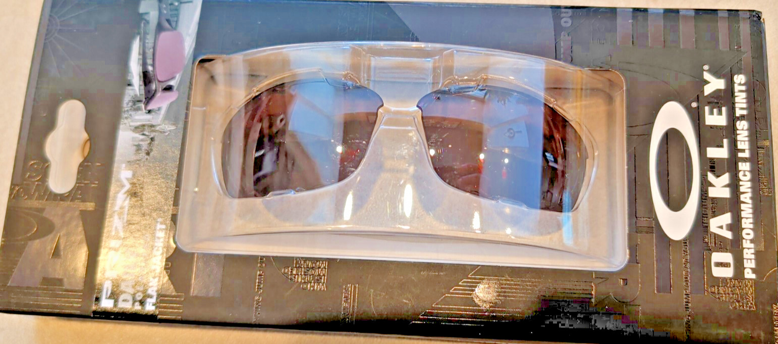 OAKLEY FLAK JACKET 1.0 POLARIZED DAILY BLACK PRIZM IRIDIUM LENSES NEW Genuine