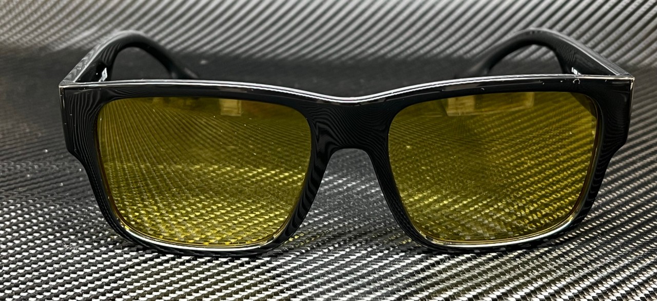 BURBERRY BE4358 300185 Black Yellow Men’s 57 mm Sunglasses