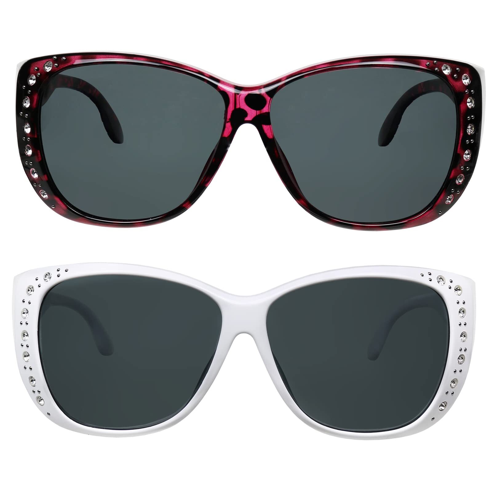 Sunglasses that Fit Over Glasses for Women UV Protection Polarized and HD Vision