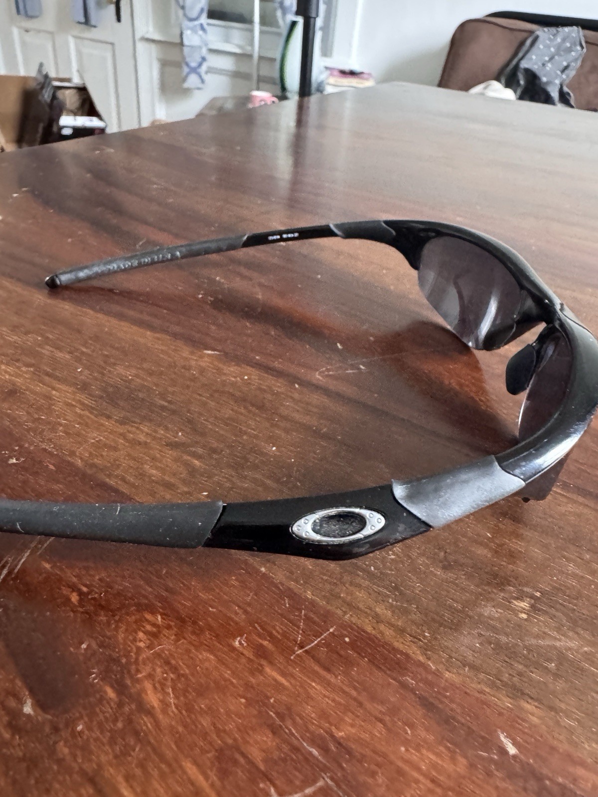 Oakley Half Jacket 1.0 Vintage Y2K Black Polished Iridium Sunglasses Made in USA