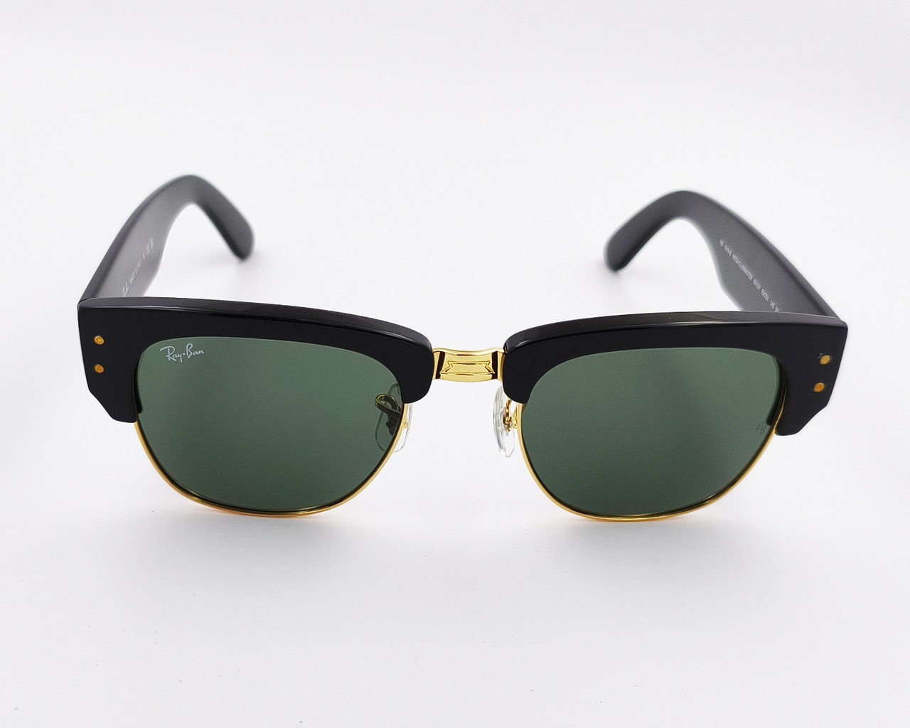 Ray-Ban Sunglasses RB0316S Mega Clubmaster Black Frame Green Lens 53mm Unisex