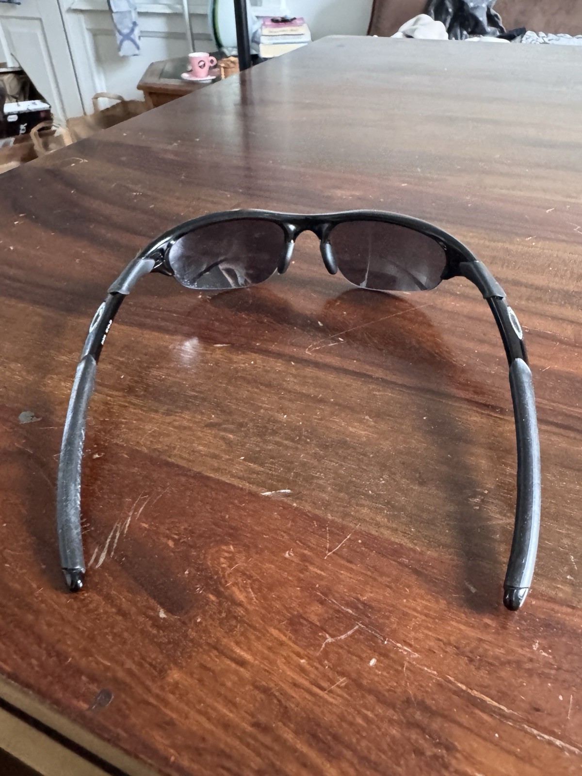 Oakley Half Jacket 1.0 Vintage Y2K Black Polished Iridium Sunglasses Made in USA