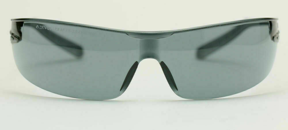 Elvex Delta Plus Helium 15 Safety/Sun Glasses Grey Lens Anti-fog WELSG-58G-AF