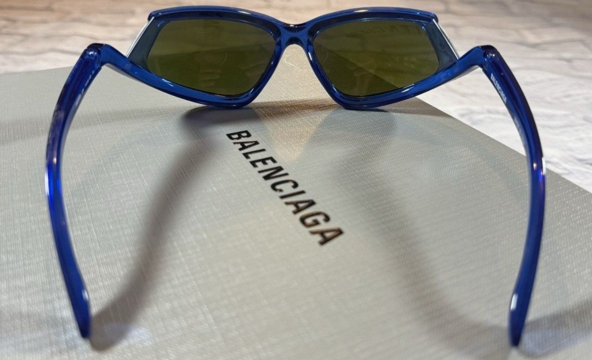 Balenciaga Shield-Frame Bio Injection Sunglasses 71-16-120 Size XL *NEW* $725