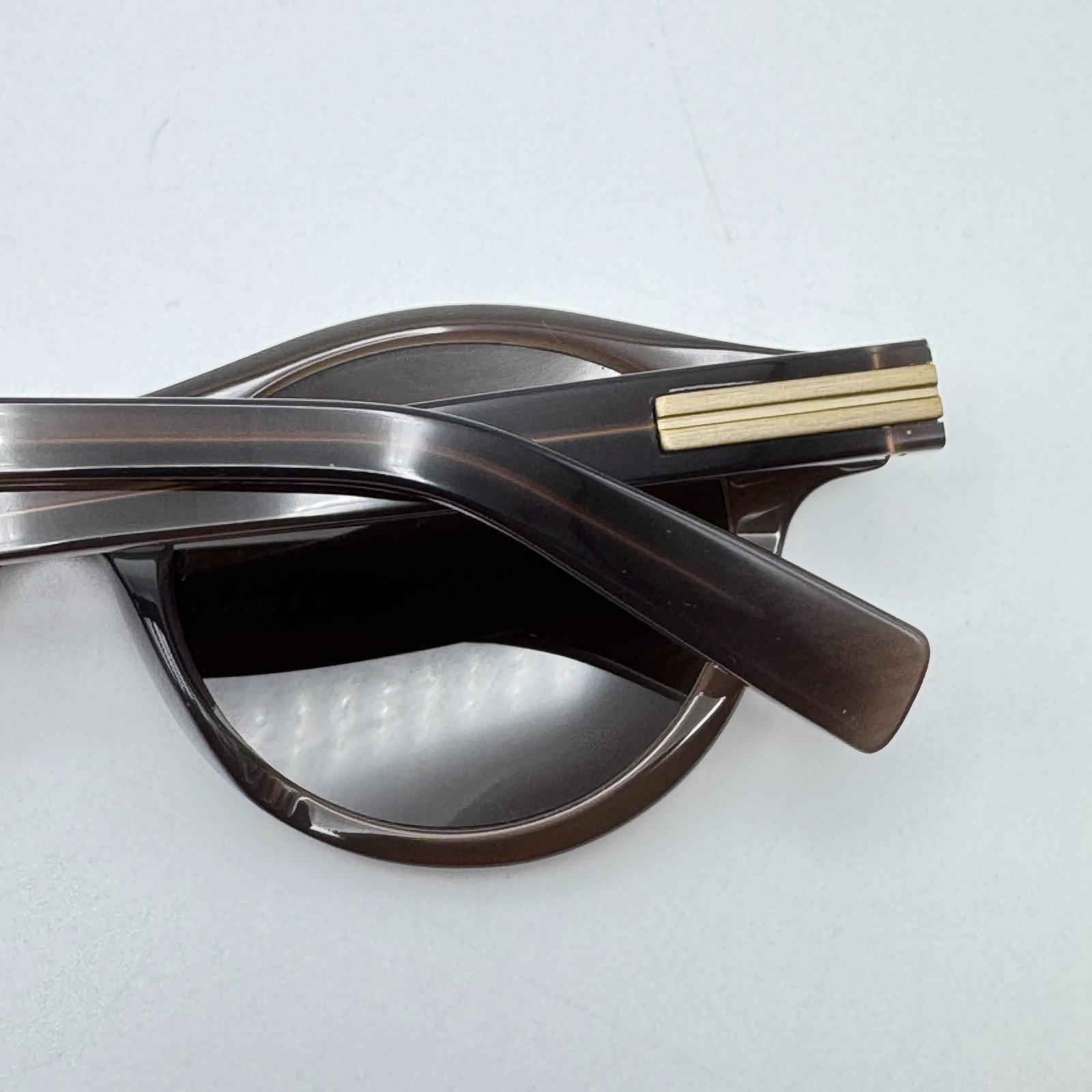 Ermenegildo Zegna Sunglasses EZ0271 48E Shiny Dark Brown Frame Brown Lens 48mm