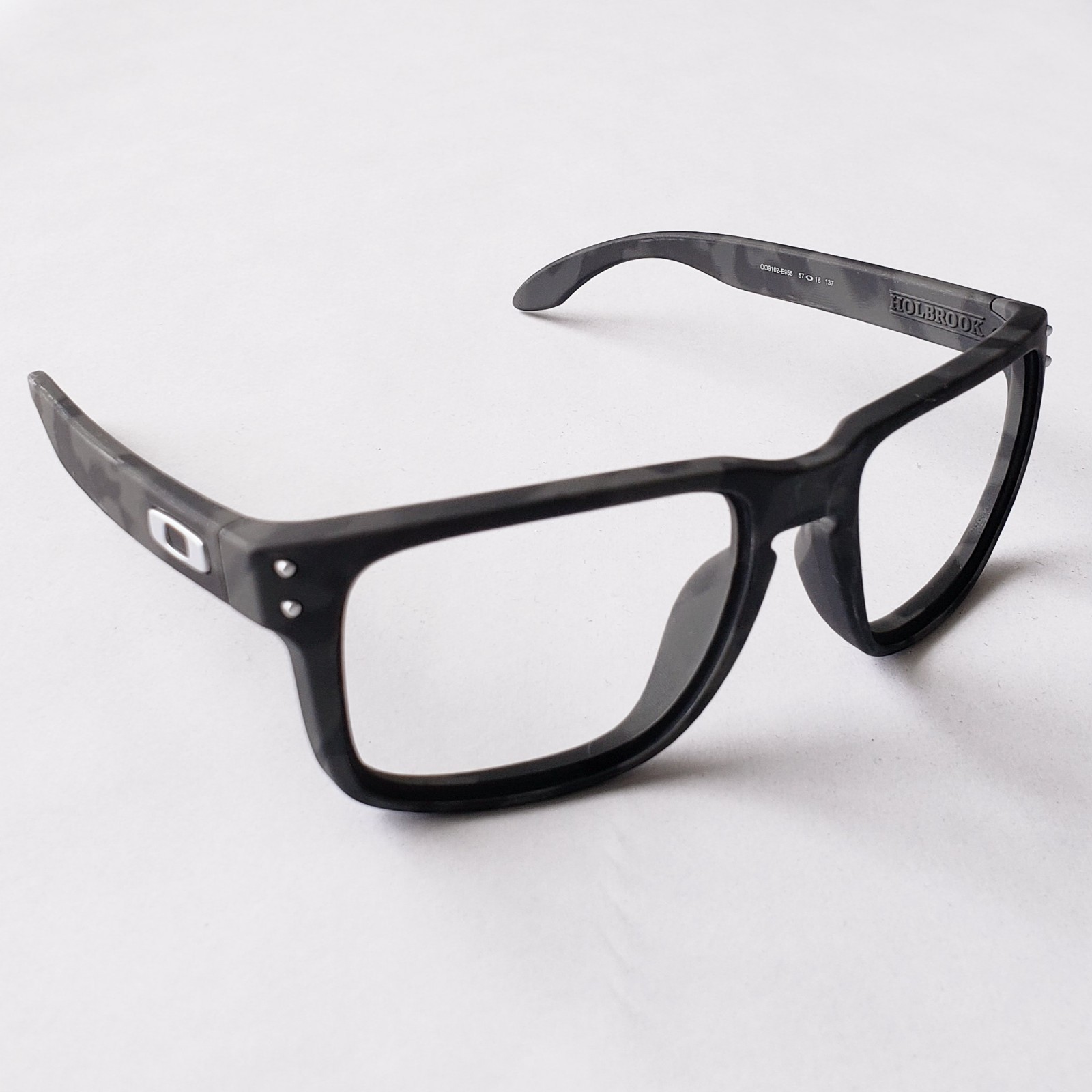 Oakley Holbrook Camo Matte Black Replacement Frame Only Authentic OO9102