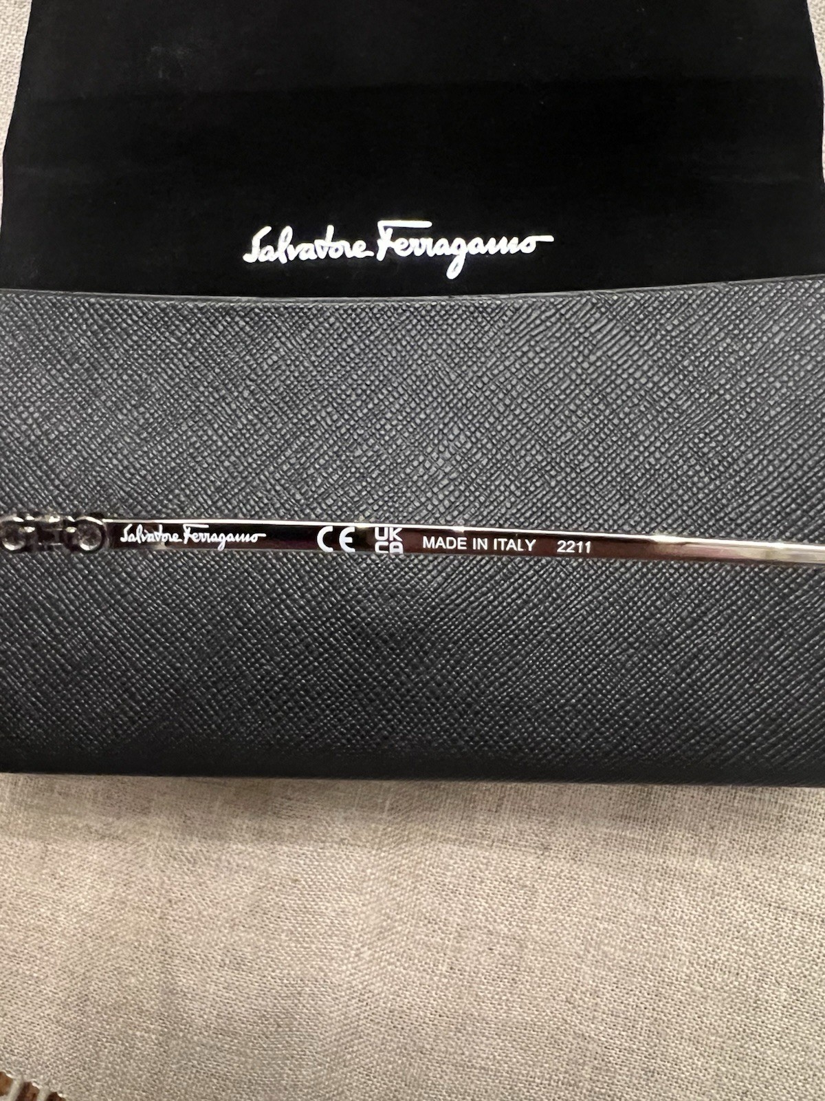 Salvatore Ferragamo Mens Sunglasses with Case Made In Italy