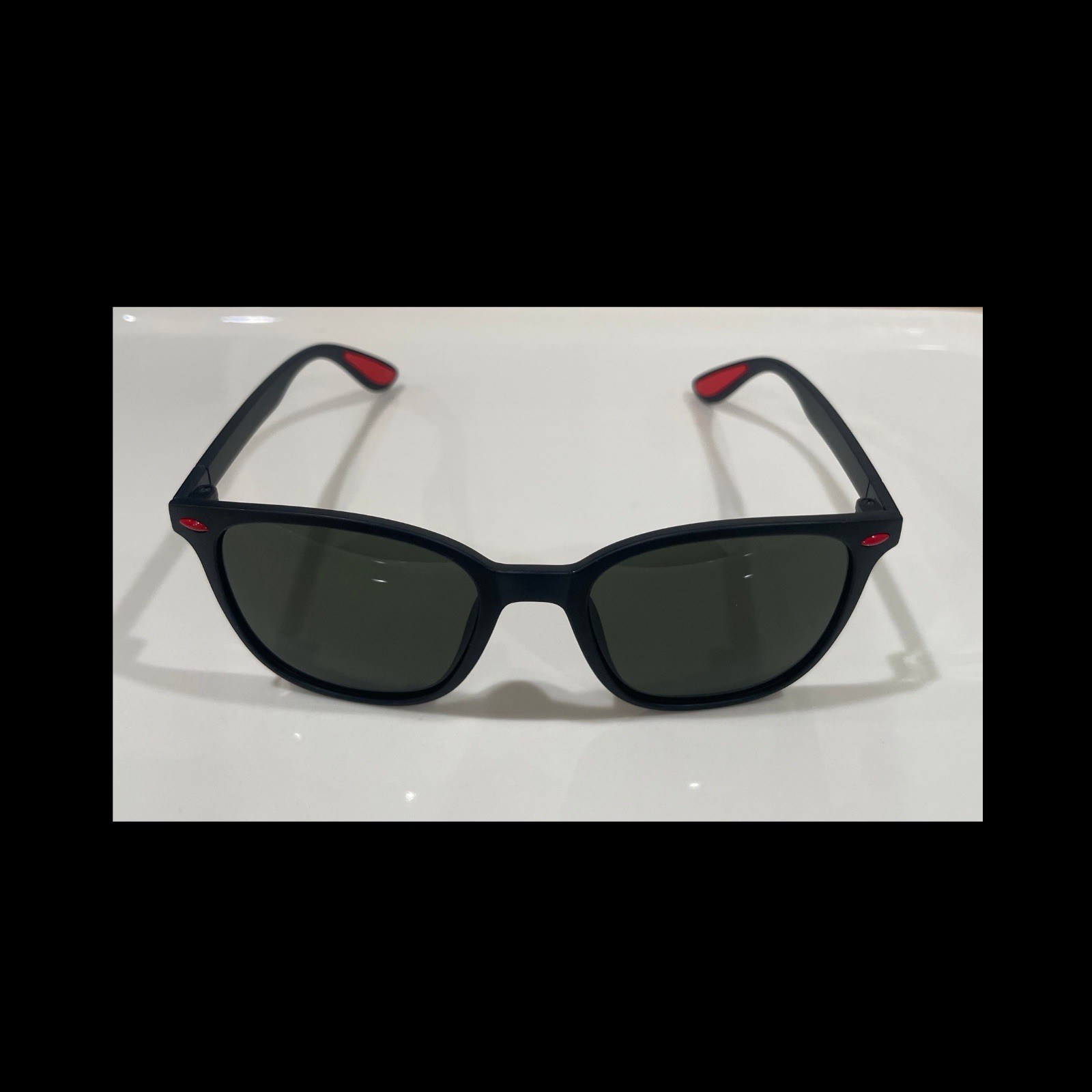Classic Tortoise Sunglasses Black Frame/ Black Lenses