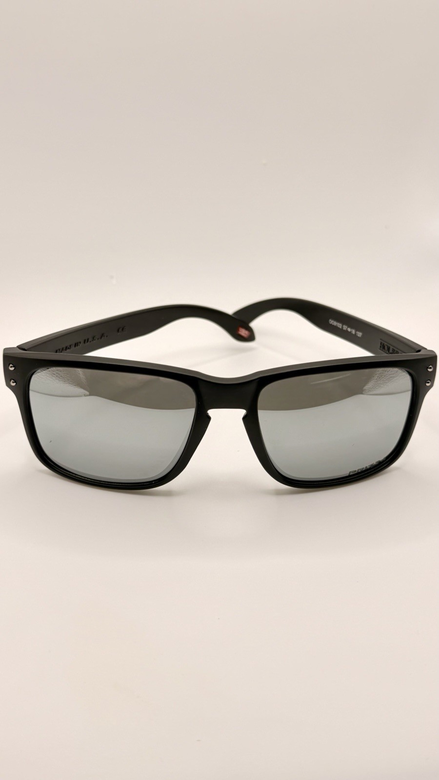 Oakley Holbrook OO9102 Prizm Sunglasses Matte Black 57-18 USA