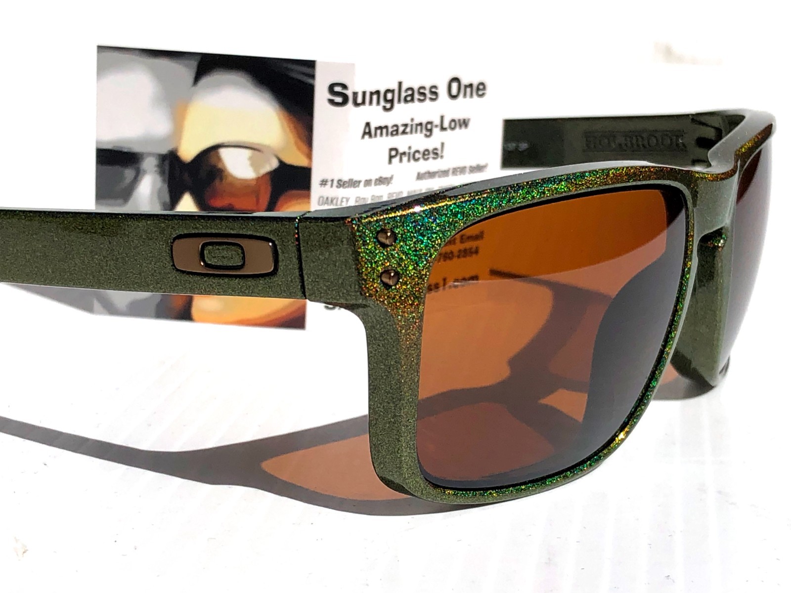 Oakley HOLBROOK Fern Spacedust POLARIZED PRIZM Tungsten Lens Sunglass 9102-AN