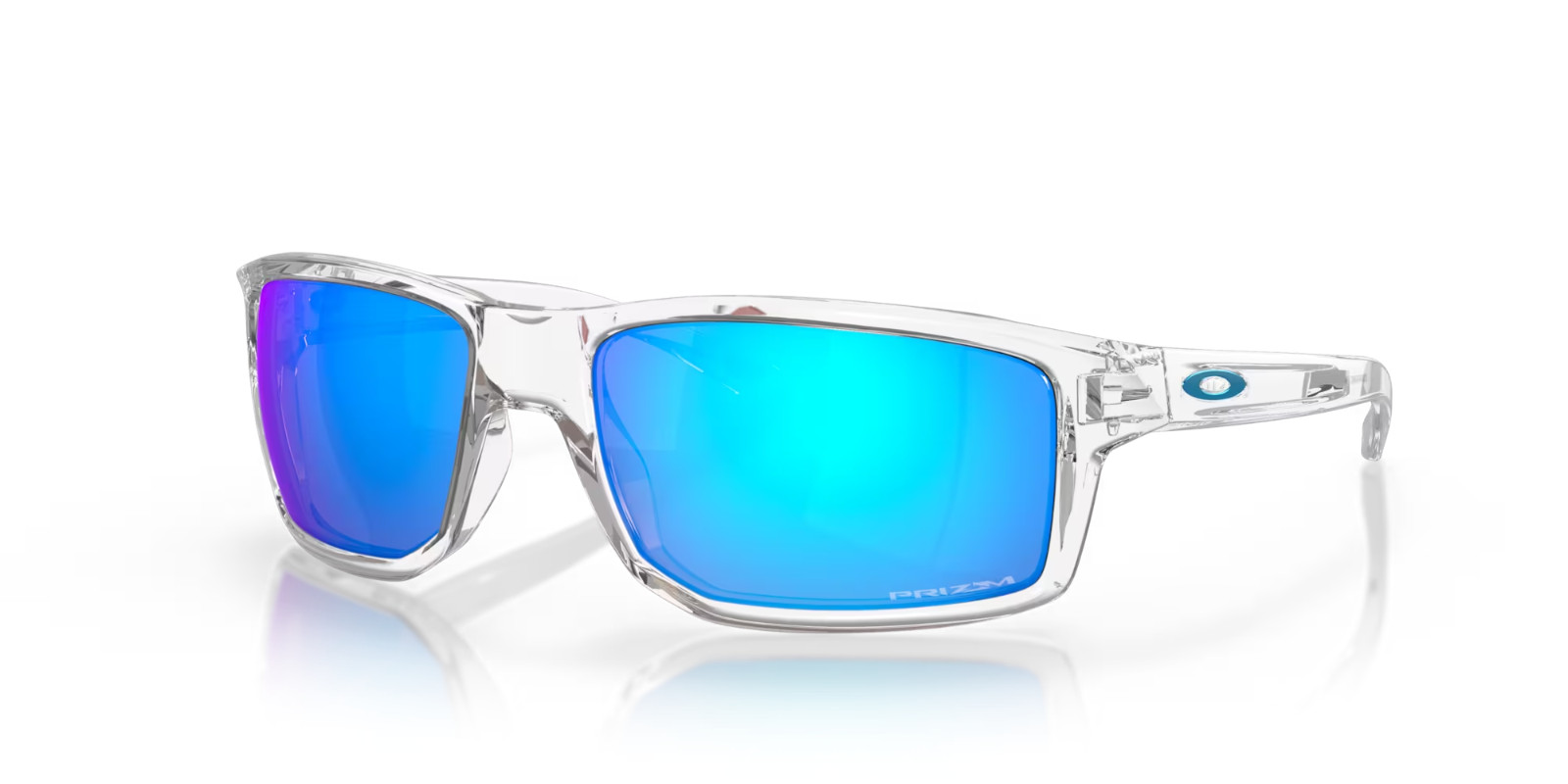 Oakley Sunglasses Gibston OO9449-0460 Polished Clear Frame / PRIZM Sapphire Lens