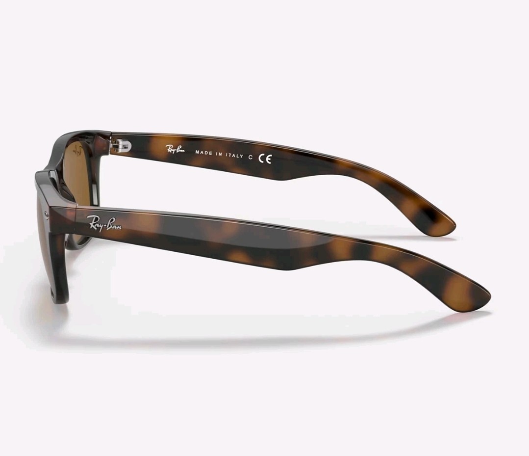 Ray-Ban RB2132 710 55mm New Wayfarer Light Havana B-15 Brown