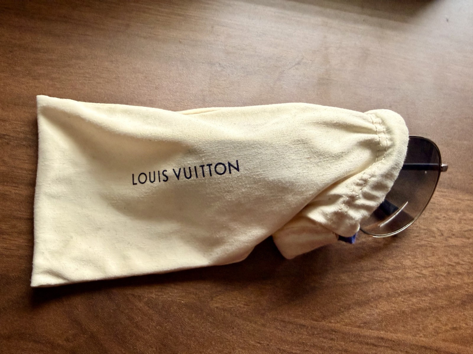 Louis Vuitton Conspiration Pilote Sunglasses Z0165U Silver Aviator Used W/Case