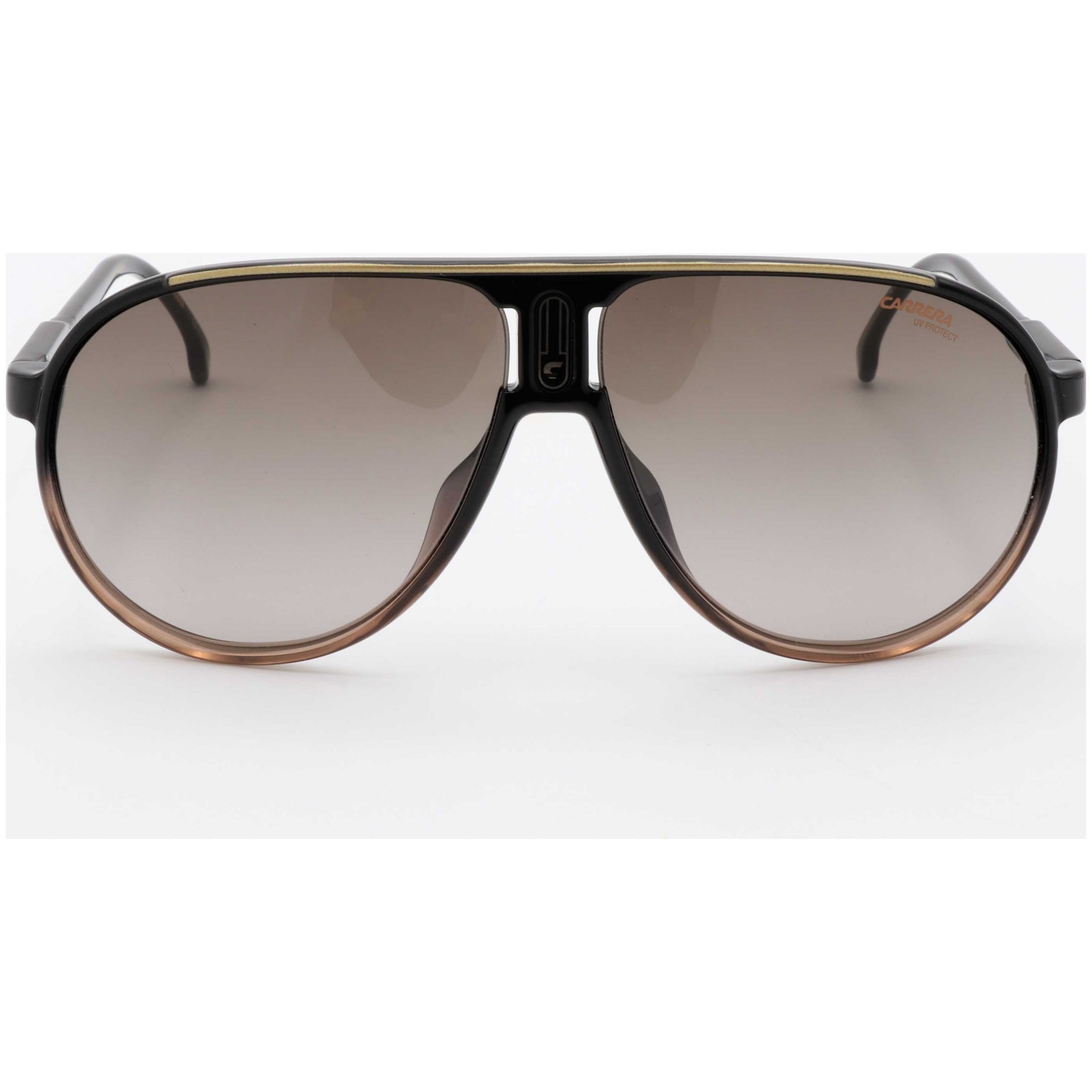 Carrera Unisex Champion 62mm Black Shaded Brown Sunglasses CHAMPION65-N-DCC-HA