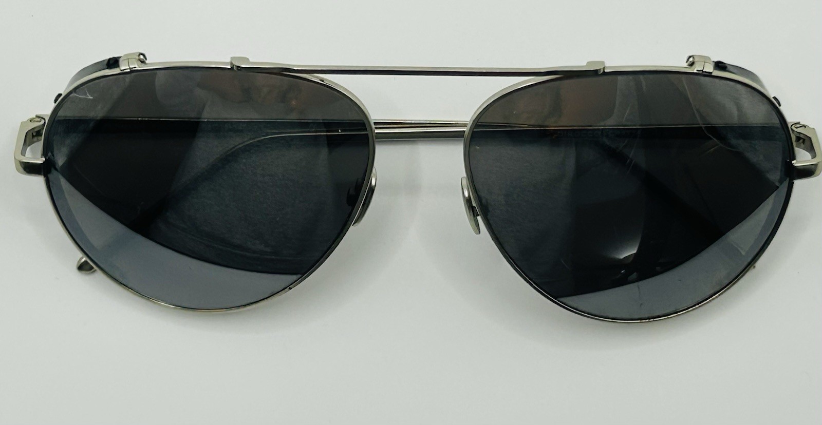 DIROCCO Silverstone Penmann Aviator Sunglasses Titanium Carbon Italy RARE