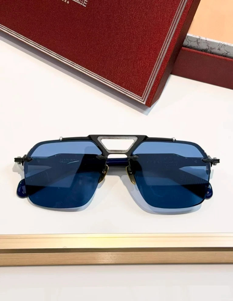 Jacques Marie Mage SILVERTON Black/Blue 57-16-140mm New w / Case