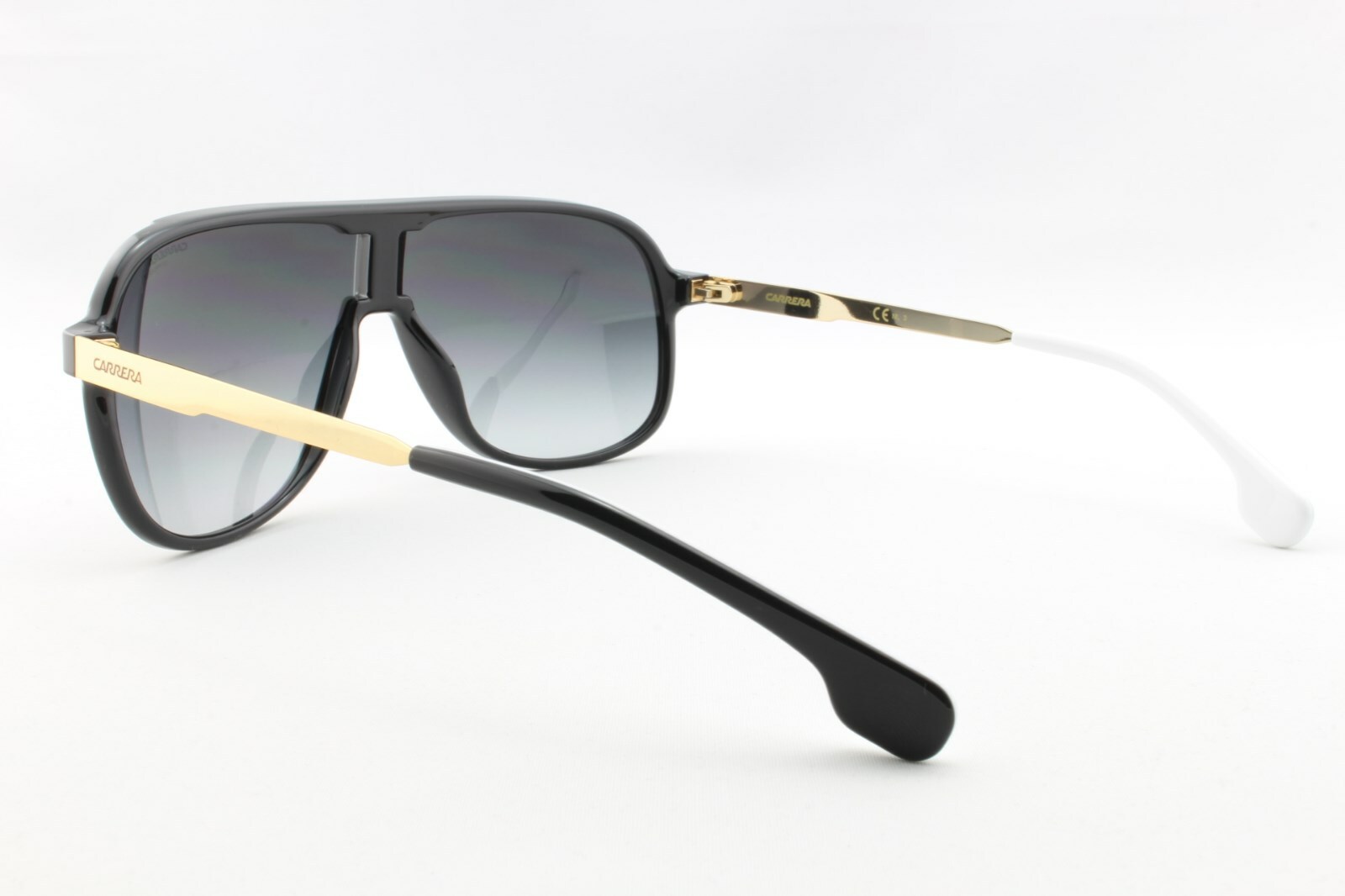 Carrera 1007/S Unisex Black Gold Metal Sunglasses Designer Retro Sports Pilot