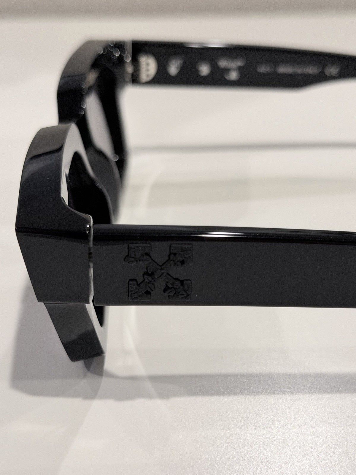 Off-White Virgil Sunglasses Black/Dark Grey OERI022S22PLA0011007