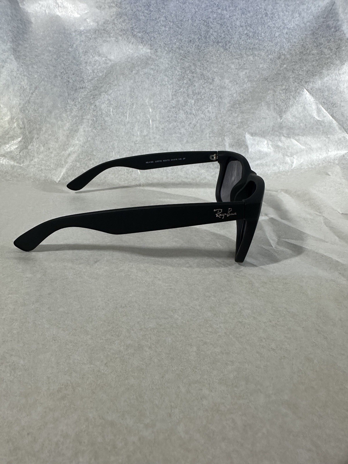 Ray Ban JUSTIN black/grey gradient RB4165 622/t3 54mm Polarized sunglasses NEW