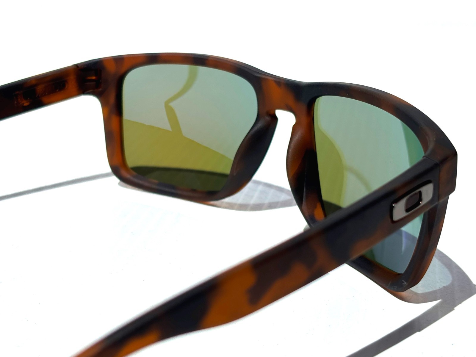 NEW Oakley HOLBROOK XL Matte Tortoise POLARIZED Galaxy Blue Sunglass 9417-02