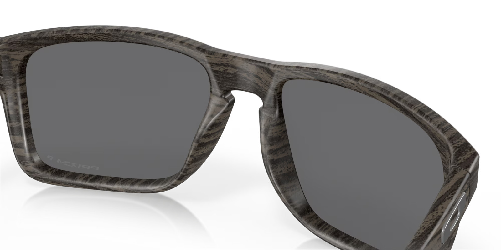 Oakley Holbrook XL POLARIZED Sunglasses OO9417-3459 Woodgrain W/ PRIZM Black