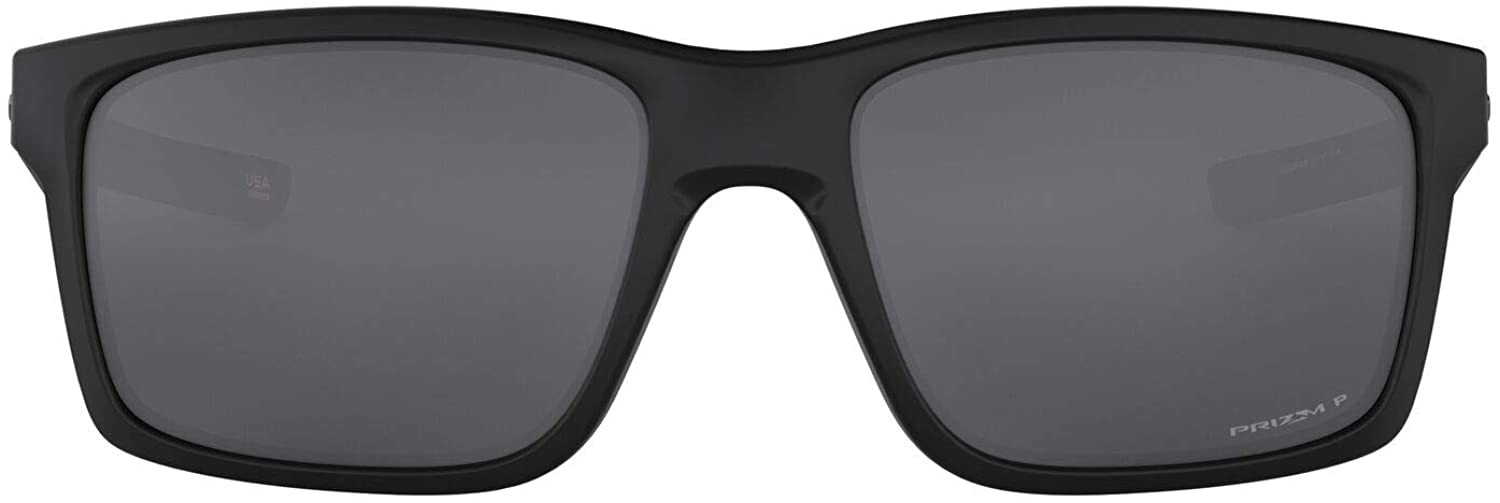 Oakley 0Oo9264 Mainlink Rectangle Sunglasses – Matte Black / Prizm Black