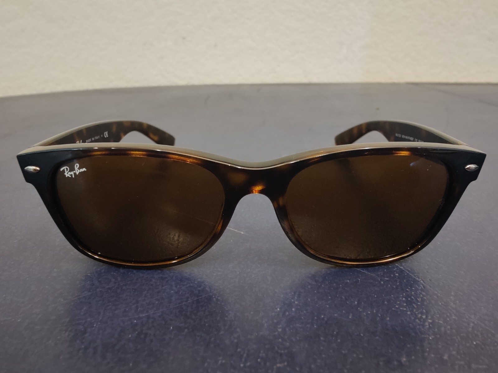 Ray Ban New Wayfarer Classic Sunglasses – Havana Brown – B-15 Lens – RB2132 710