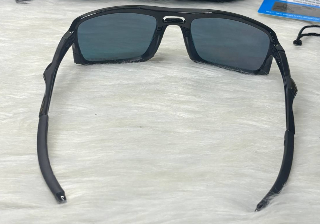 NWB Oakley Triggerman Sunglasses OO9314 Polished Black/Red Ruby Iridium Asian