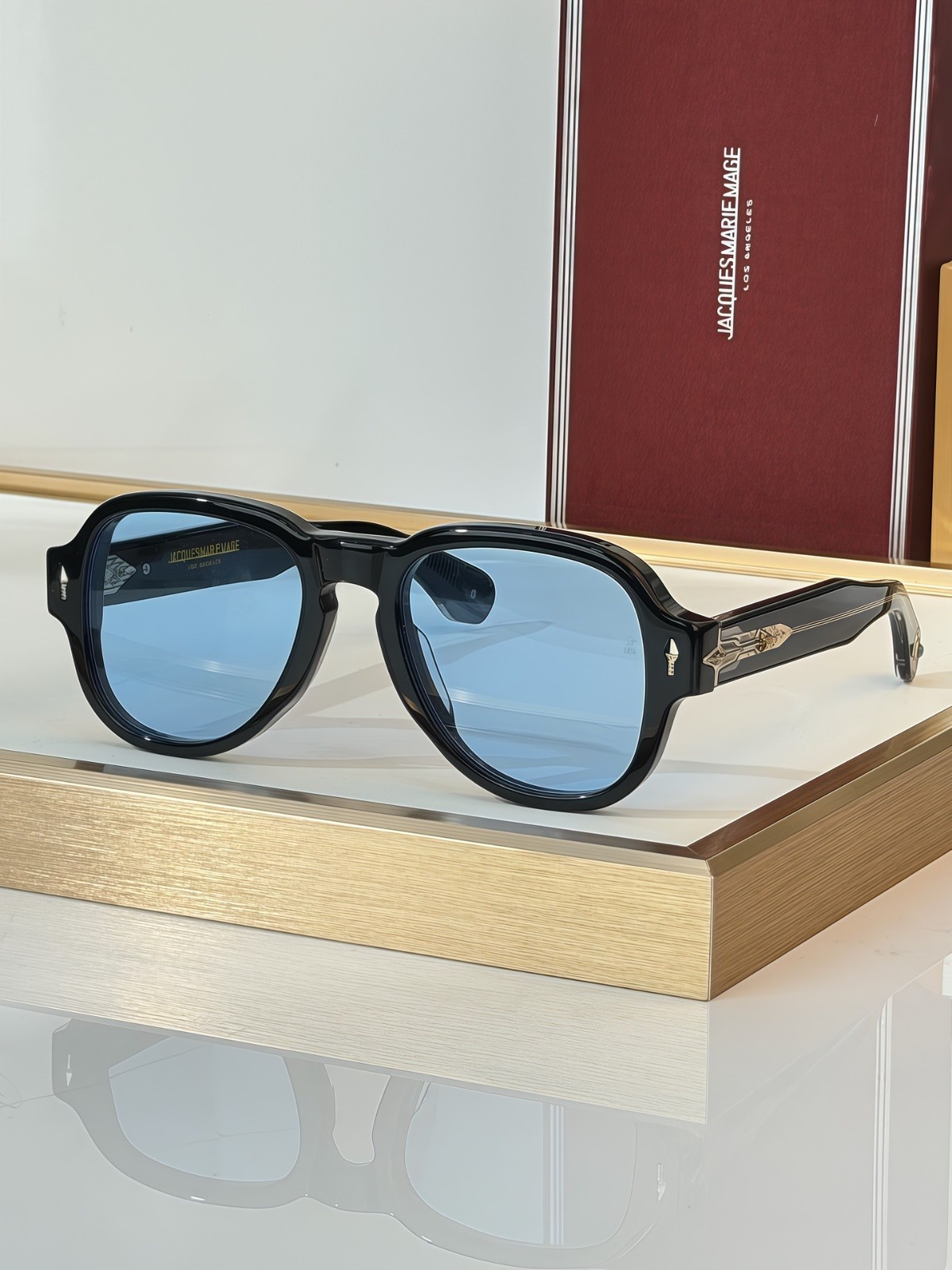 JACQUES MARIE MAGE Style Unisex Sunglasses – MODEL: REDCLOUD SIZE：52口21 150