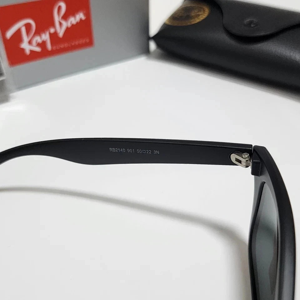 Wayfarer Classic Sunglasses 50mm Sunglass Black Frame Gray Lens -Ray-Ban RB2140