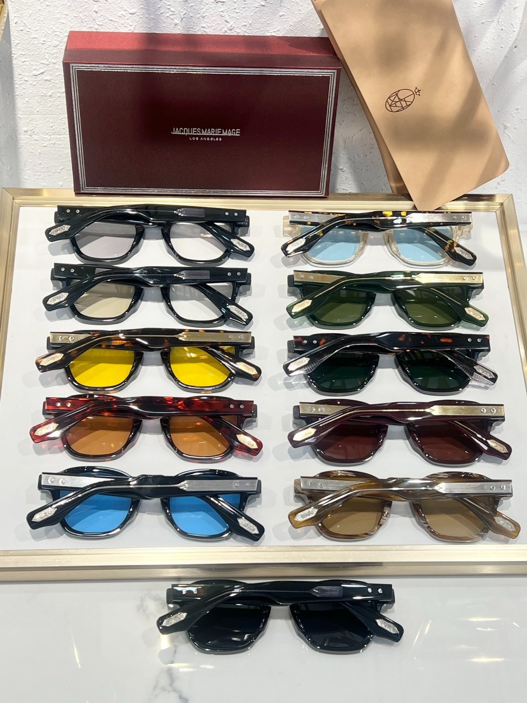 HOT JACQUES MARIE MAGE ZEPHYRIN Luxury Vintage Eyeglasses Tortoise 44-25-146