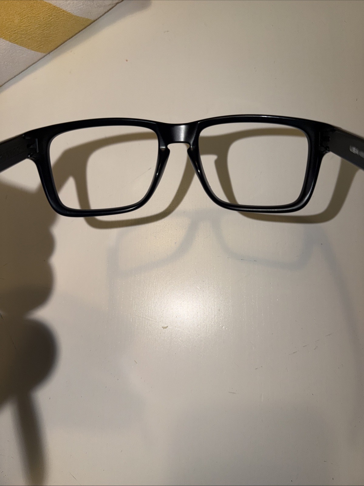 Mens Sport Sunglasses Black Matte Frame Emblem Logo – FRAME ONLY