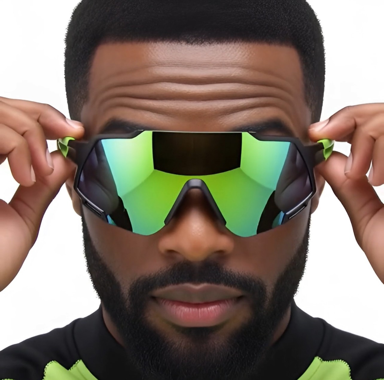 Sport Goggles Men’s Outdoor Cycling Windproof Sunglasses Mirrored Shades Glasses