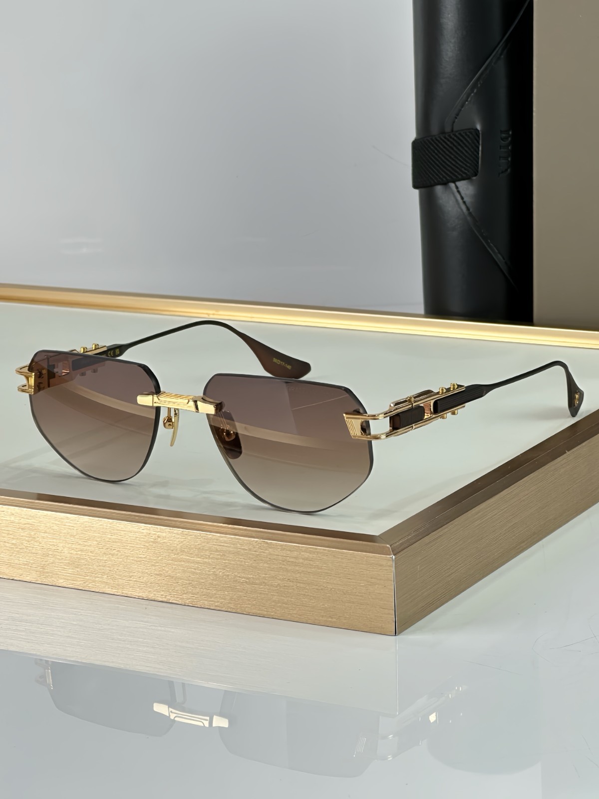 DITA GRAND IMPERYN DTS164 Sunglasses Rimless Luxury 66-17-140mm