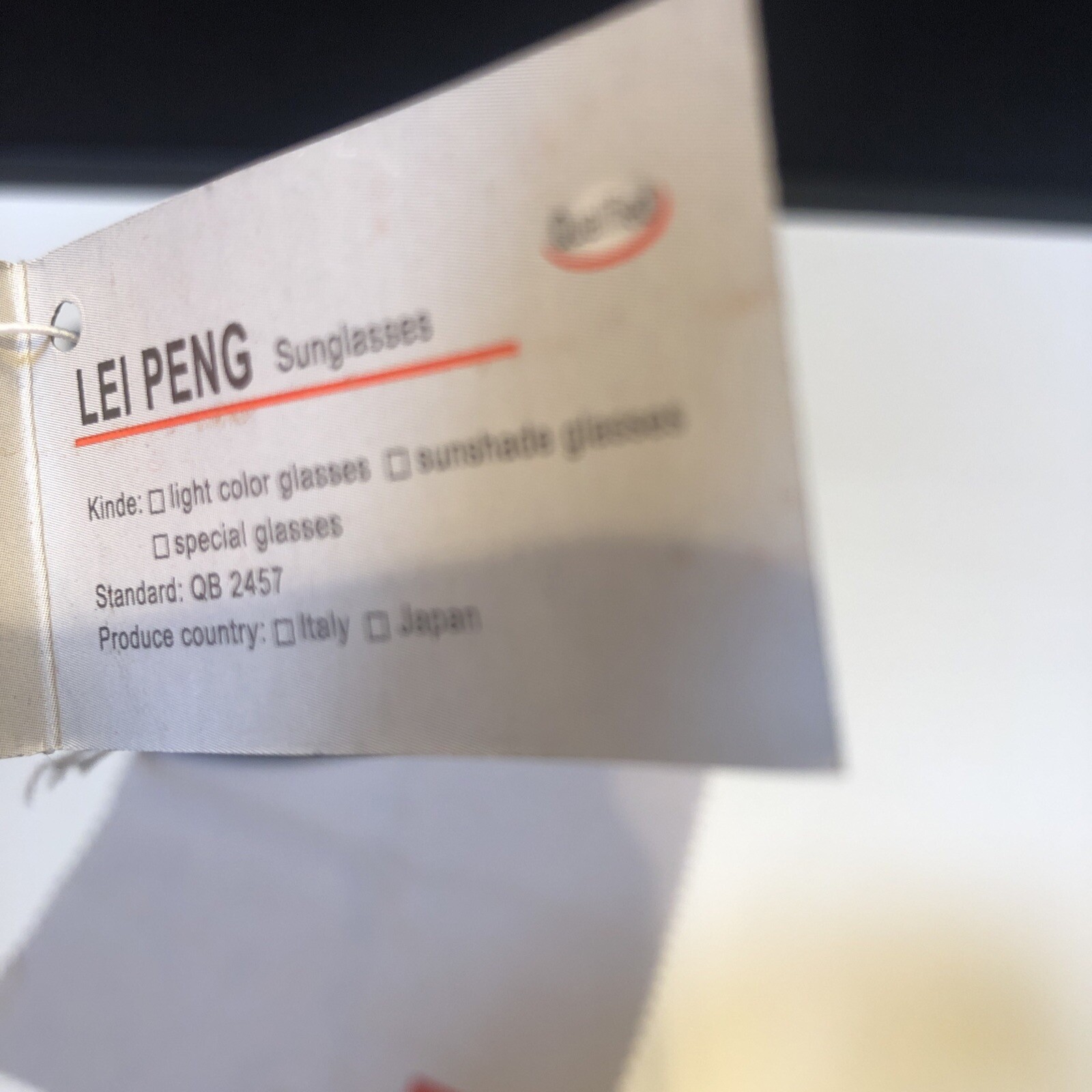 Ray Ban Unisex Lei Peng Sunglasses Gold Aviator QB2457 With Case & Box