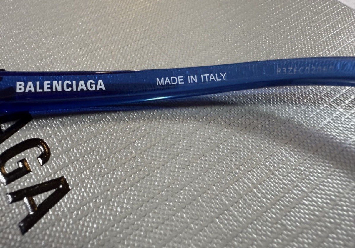 Balenciaga Shield-Frame Bio Injection Sunglasses 71-16-120 Size XL *NEW* $725