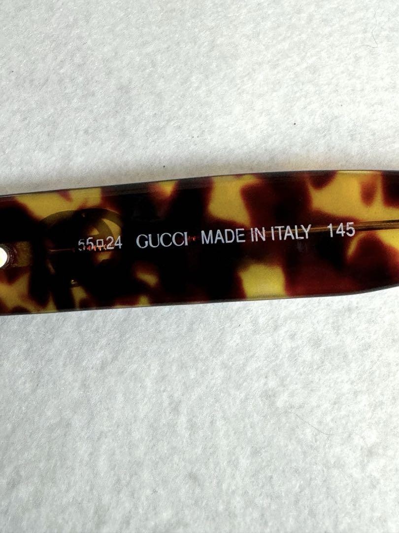 GUCCI Interlocking G Sunglasses Tortoiseshell Brown GG2401/N/S 00C 55□24 145