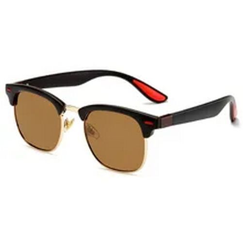 Classic Retro Rivet Polarized Sunglass Men Fashion Accessory Plastic Eyewear 1pc