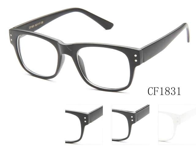 Clear Lens Glasses Nerdy Geek Fake Smart Unisex Mens Womens Eyewear UV 100%